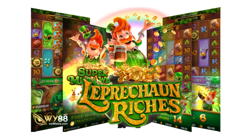 รีวิว สล็อต Leprechaun Riches จาก slot super wallet WY88